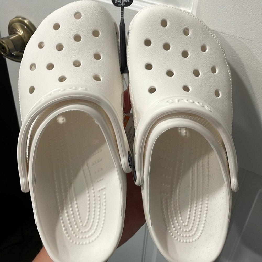 White Crocs